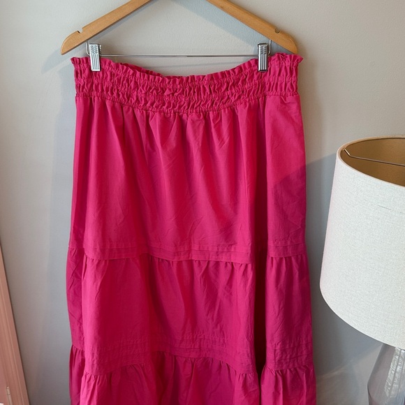 Anthropologie Somerset Maxi Dress in Deep Magenta NWT - Picture 3 of 8